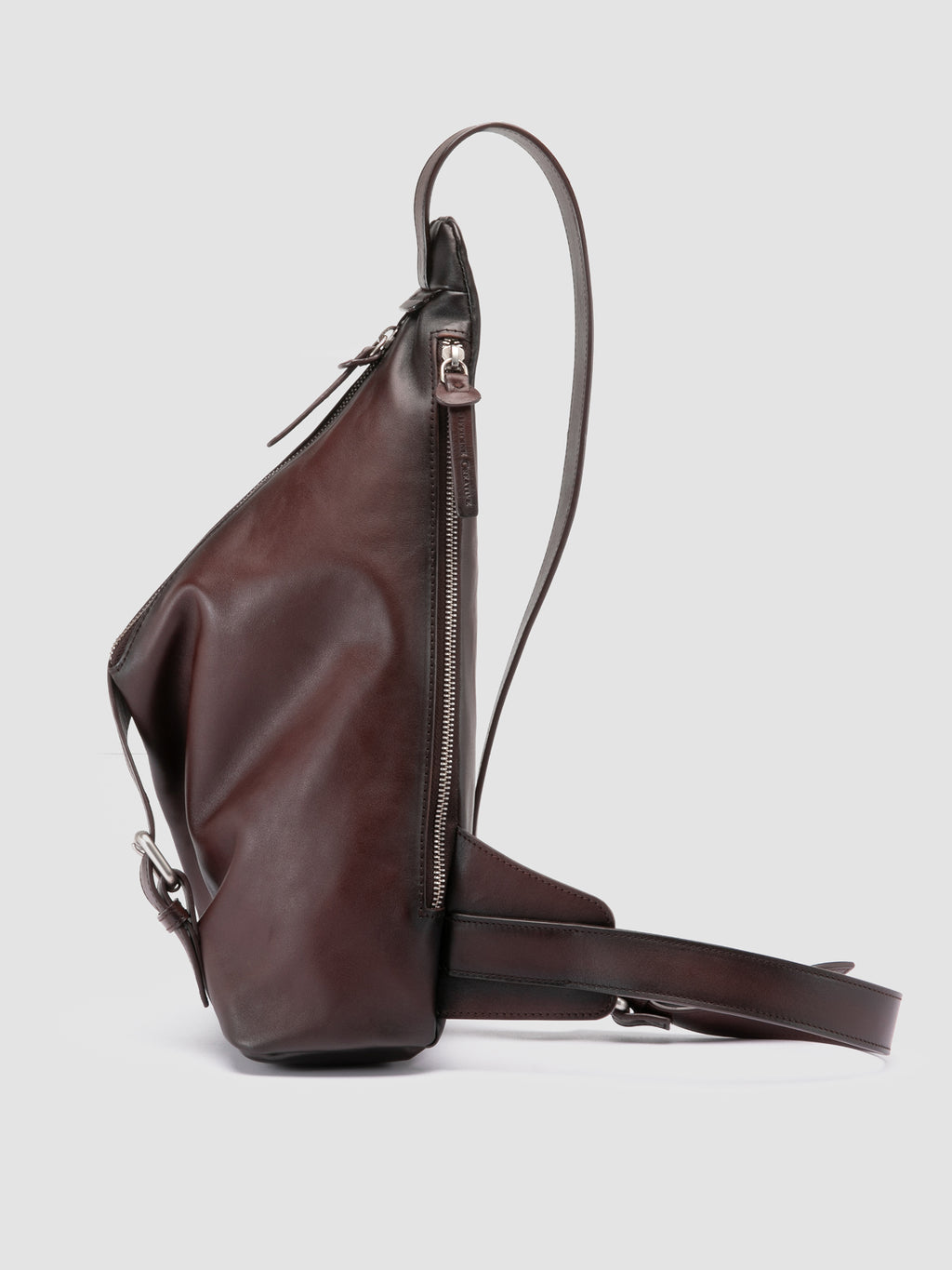 JULES 004 - Brown Leather Waist Pack - image 5