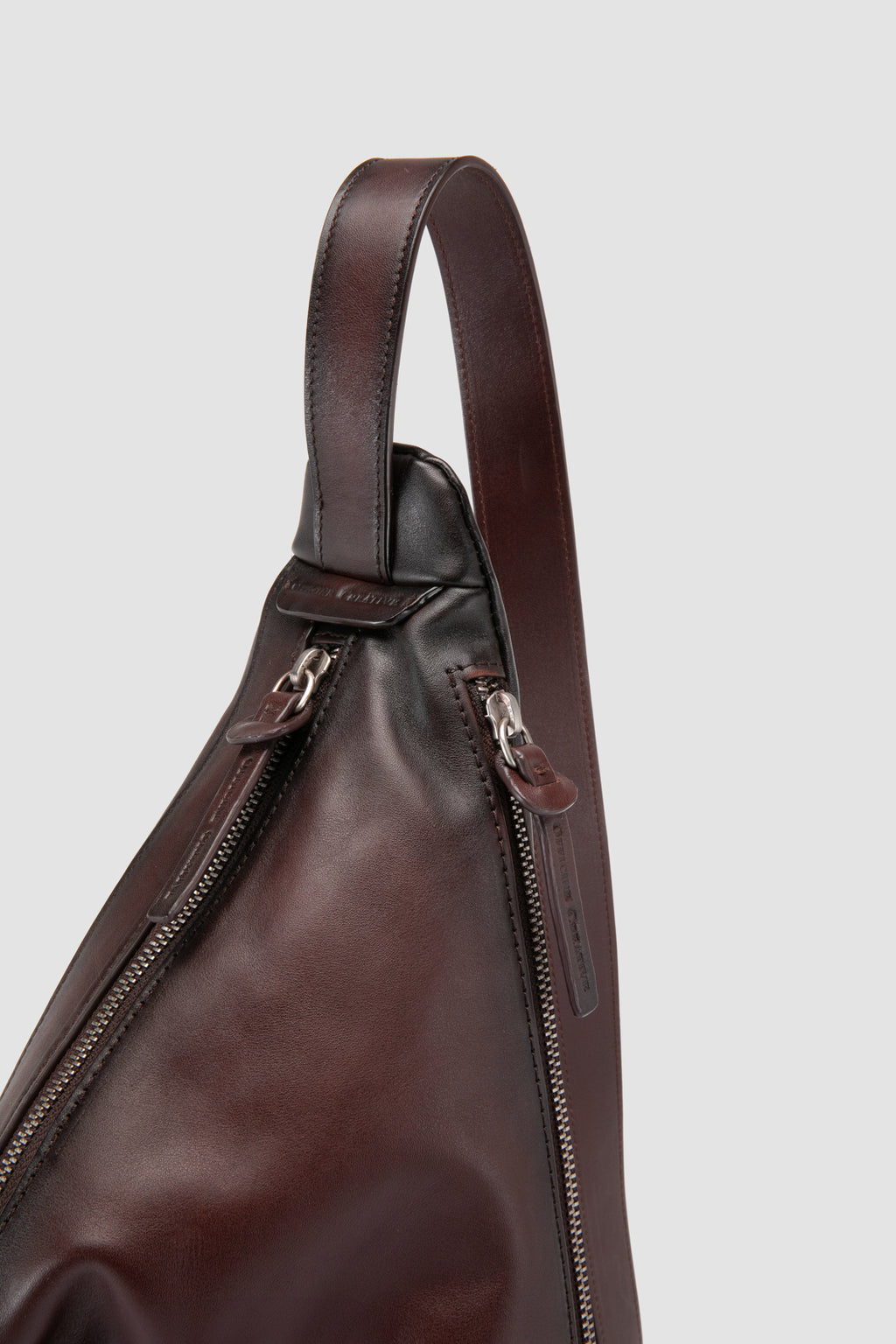 JULES 004 - Brown Leather Waist Pack - image 6