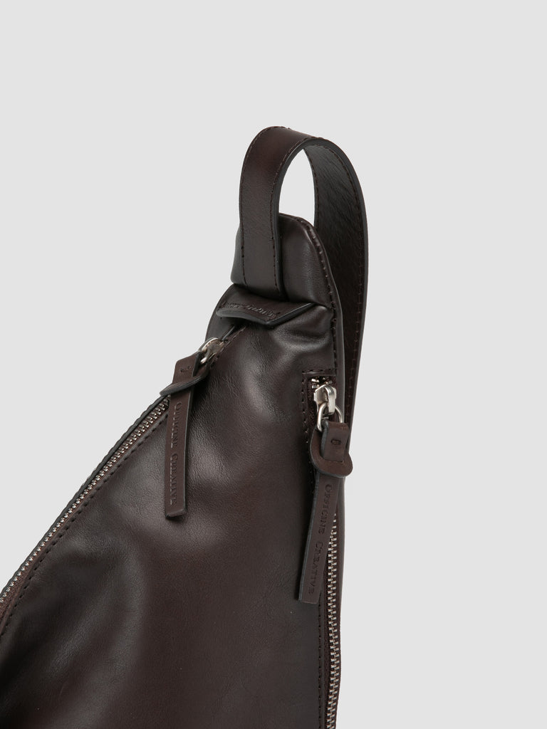 JULES 004 - Brown Leather Waist Pack Men Officine Creative - 2