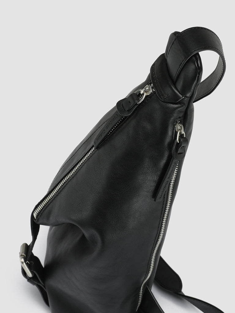 JULES 004 - Black Leather Waist Pack