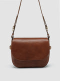 JULIE 005 - Brown Leather Crossbody Bag  Officine Creative - 1