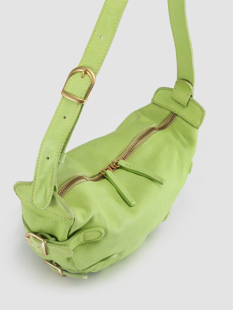 JULIE 006 - Yellow Leather Shoulder Bag
