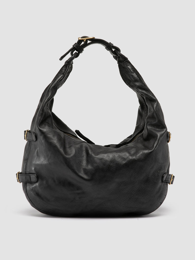 JULIE 008 - Black Leather Shoulder Bag Women Officine Creative - 1