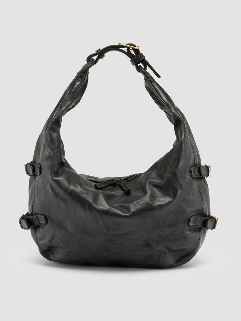 JULIE 008 - Black Leather Shoulder Bag Women Officine Creative - 4