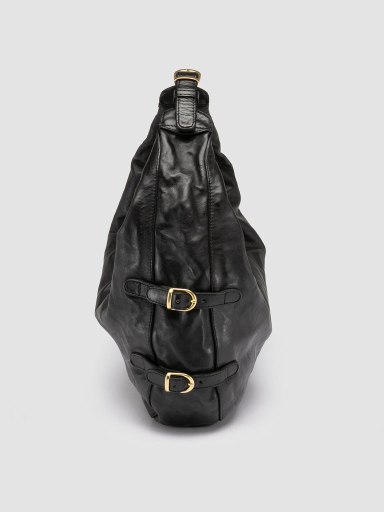 JULIE 008 - Black Leather Shoulder Bag Women Officine Creative - 5