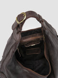 JULIE 009 - braune Handtasche aus Leder