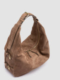 JULIE 015 - Brown Suede Shoulder Bag Officine Creative - 2