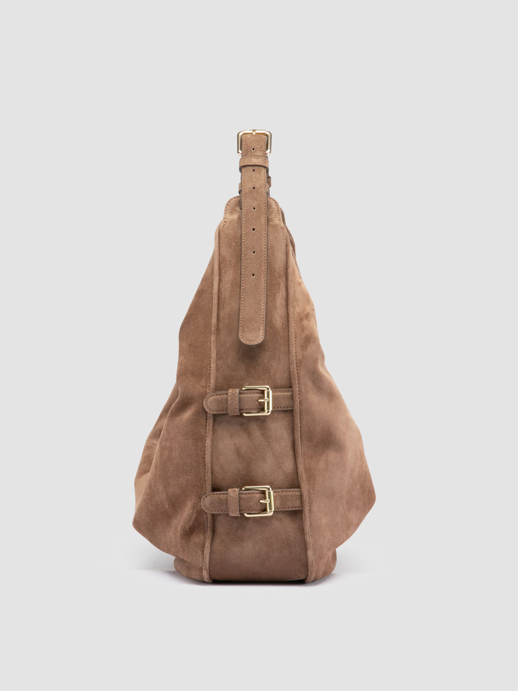 JULIE 015 - Brown Suede Shoulder Bag Officine Creative - 3