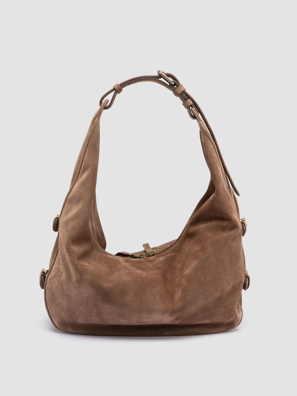 JULIE 015 - Brown Suede Shoulder Bag Officine Creative - 4