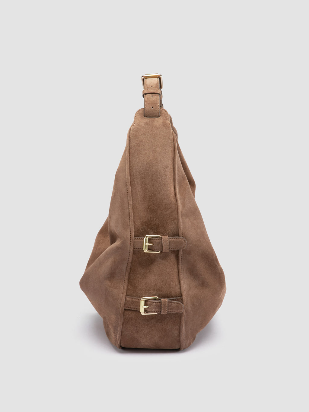JULIE 015 - Brown Suede Shoulder Bag Officine Creative - 5