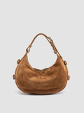 JULIE 016 - Brown Suede Shoulder Bag Officine Creative - 4