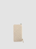 JULIET 103 - White Woven Leather card holder