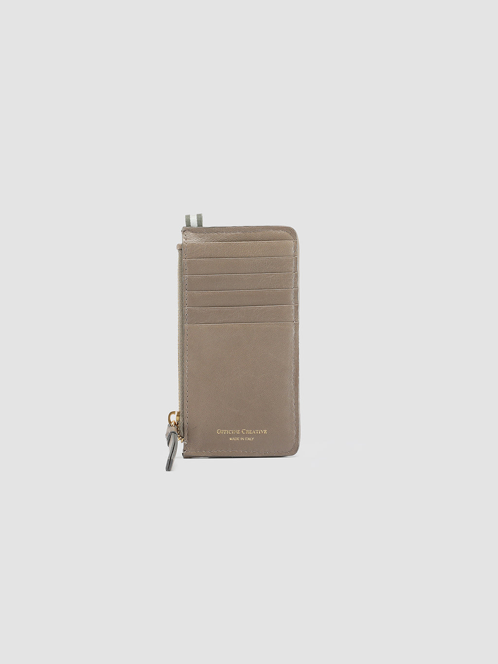 JULIET 103 - Taupe Woven Leather card holder