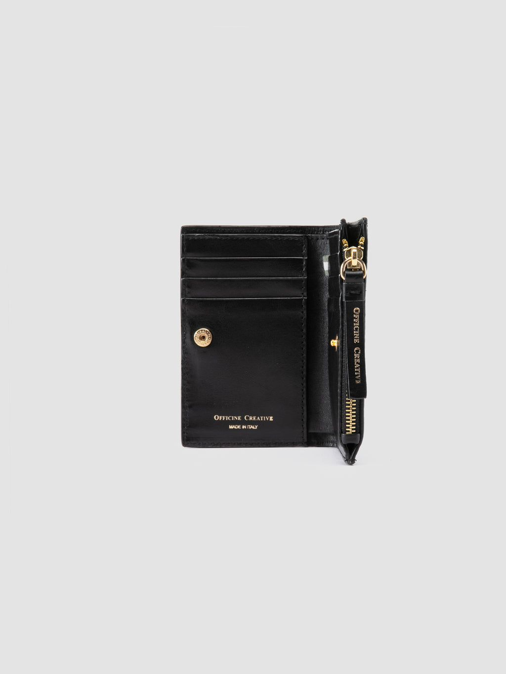 JULIET 204 - Black Leather Wallet Officine Creative - 4