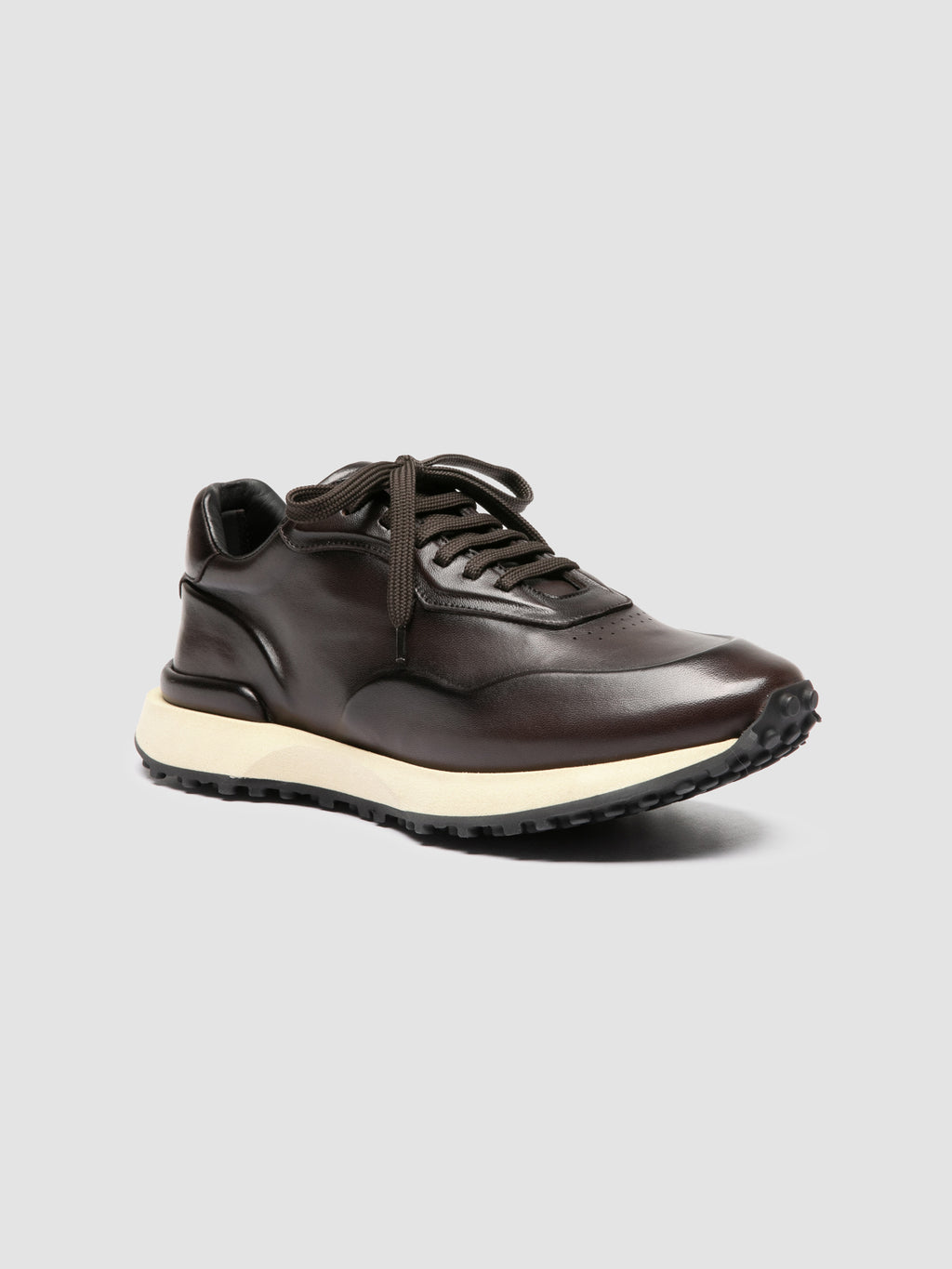 KENYAN 001 - Brown Leather Sneakers Officine Creative - 3