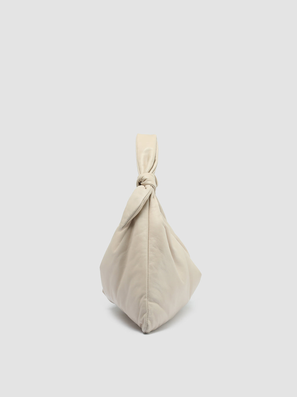 BOLINA 029 - White Leather Hobo Bag