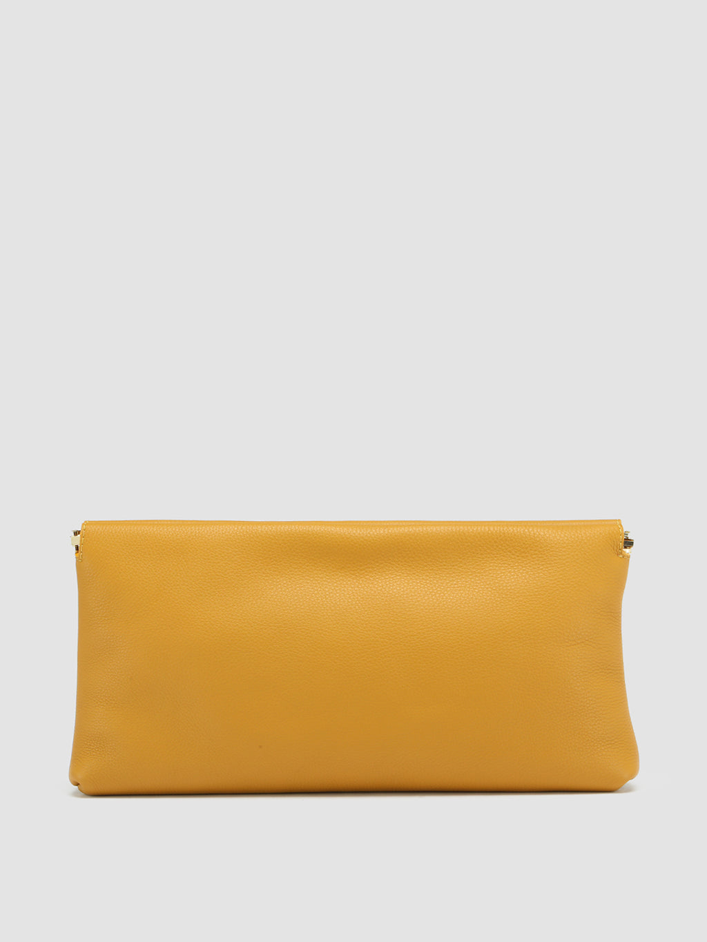 BOLINA 033 - gelbe Leder-Clutch-Tasche