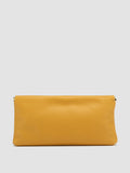 BOLINA 033 - gelbe Leder-Clutch-Tasche