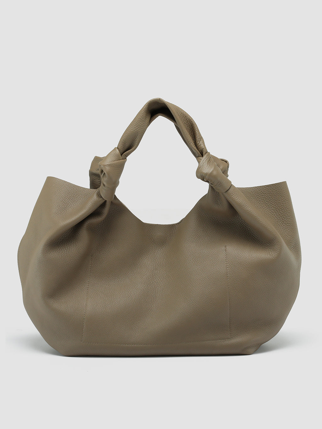 Bolina 16 - taupefarbene Hobo-Tasche aus Leder