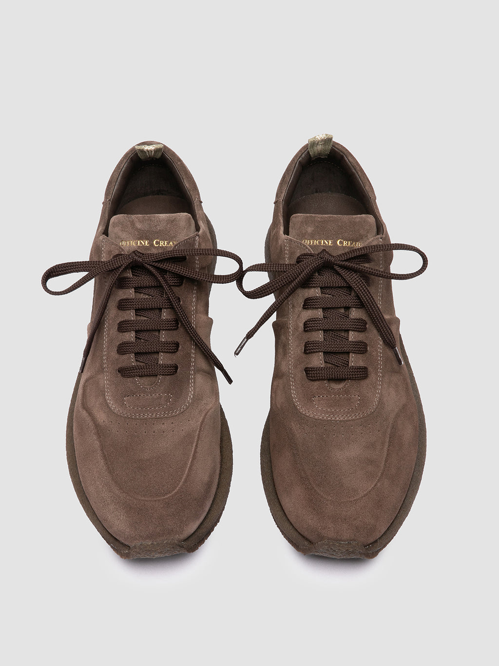 LEGEND 001 - Taupe Suede Sneakers - image 2,side view