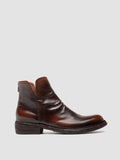 LEGRAND 169 - Brown Leather Zipped Boots Officine Creative - 1