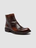 LEGRAND 169 - Brown Leather Zipped Boots Officine Creative - 3