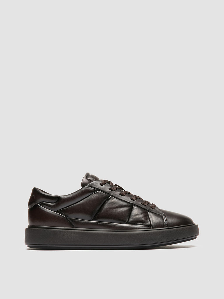 LEISURE 003 - Brown Leather Sneakers