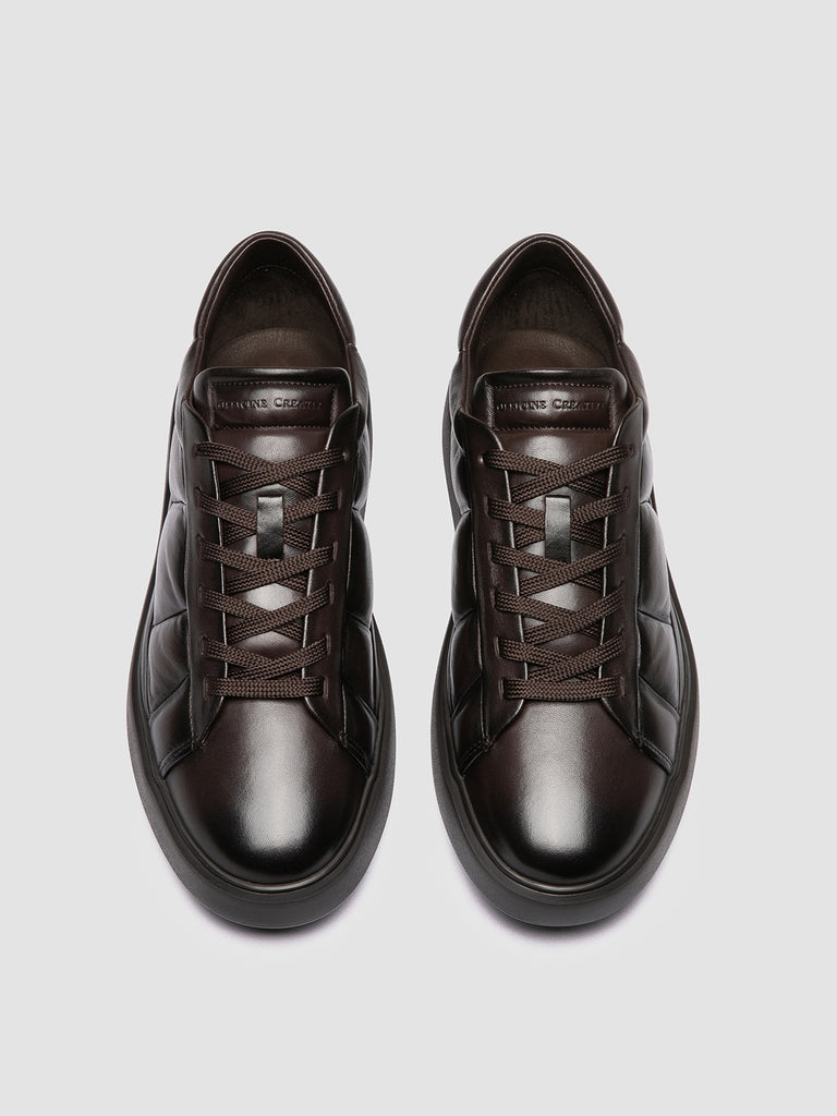 LEISURE 003 - Brown Leather Sneakers