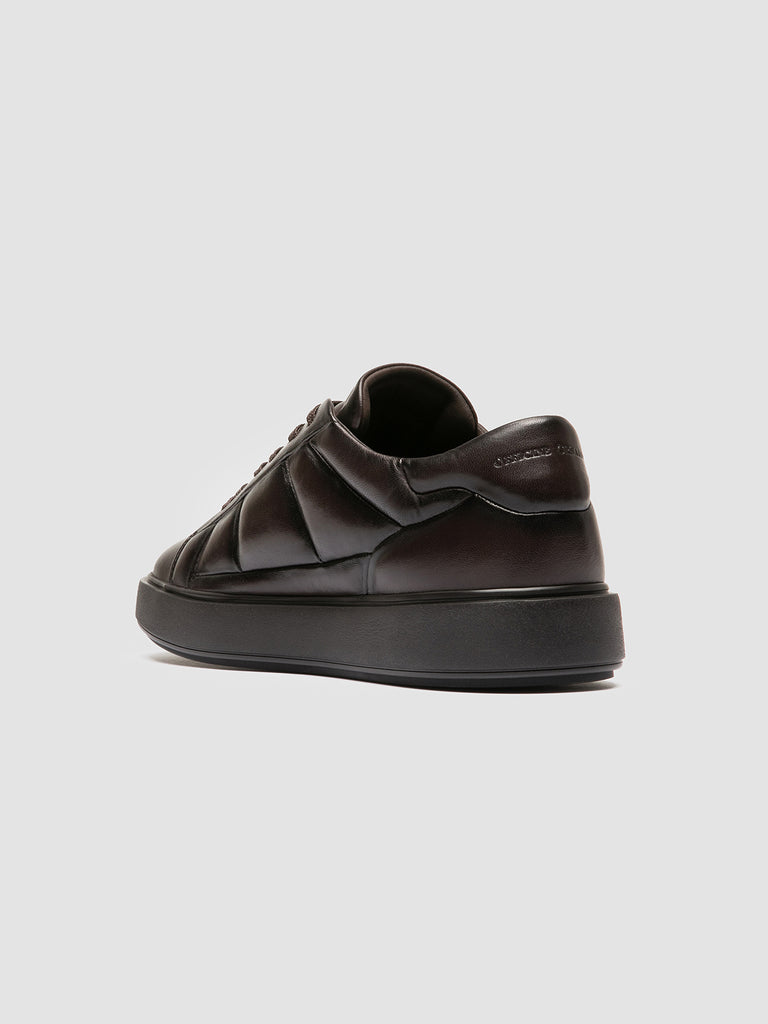 LEISURE 003 - Brown Leather Sneakers Officine Creative - 4