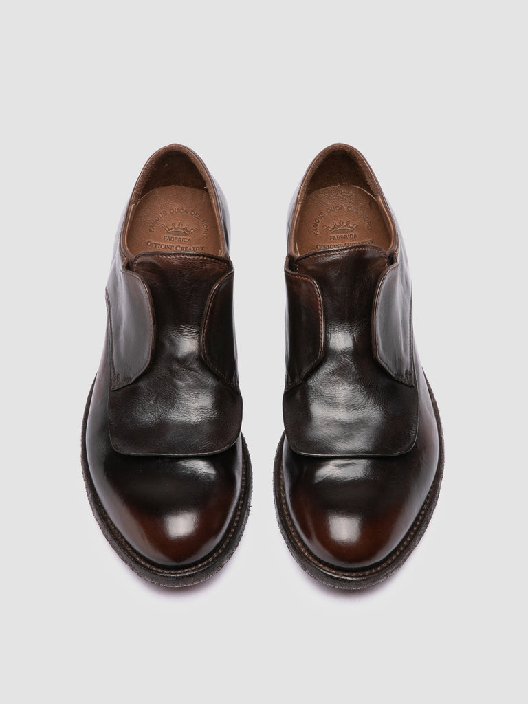 LEXIKON 159 – Braune Derbyschuhe aus Leder