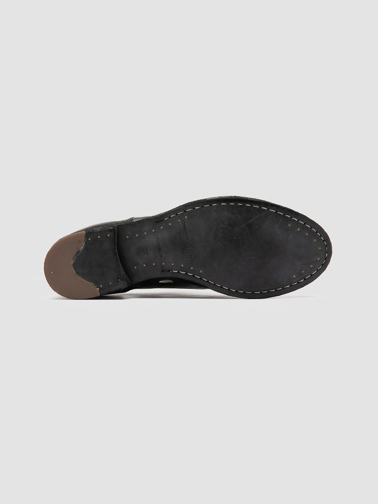 LEXIKON 546 - Black Leather Oxford Shoes Women Officine Creative - 5