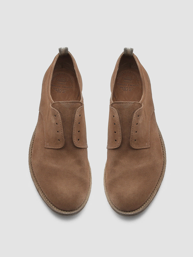 LEXIKON 501 - Brown Suede Derby Shoes