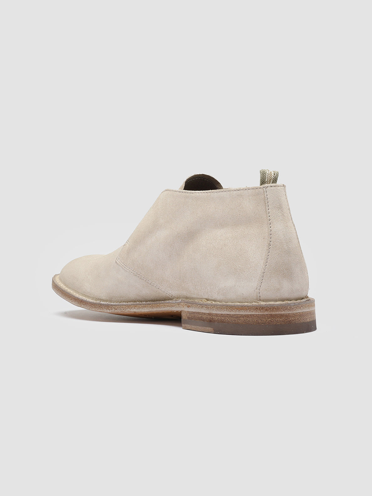 Womens Nude Spring Ivory Suede Desert Boots LINZI 008 – Officine Creative EU