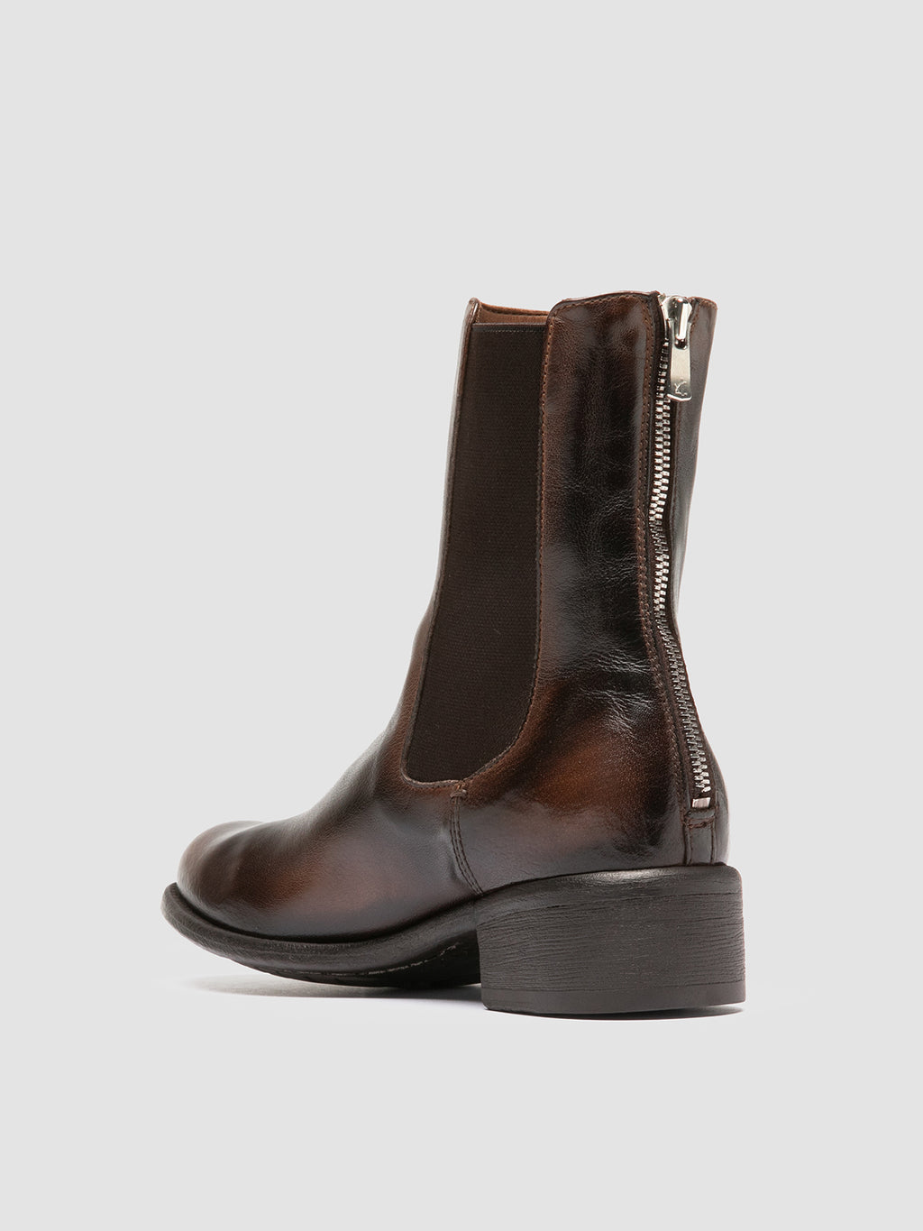 LIS 003 - Brown Leather Chelsea Boots Women Officine Creative - 4