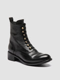 LIS 006 - Black Leather Zipped Boots Women Officine Creative - 3