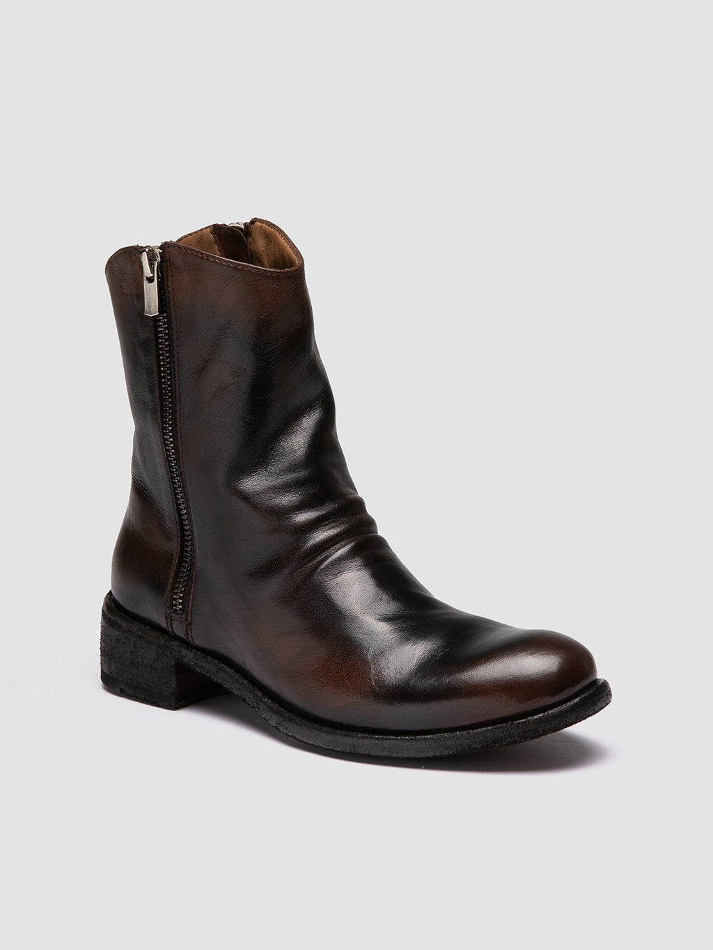 LISON 020 - braune Lederstiefeletten