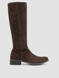 LISON 035 - Brown Stretch Suede Boots Officine Creative - 1