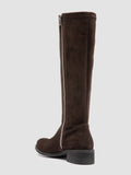 LISON 035 - Brown Stretch Suede Boots Officine Creative - 4