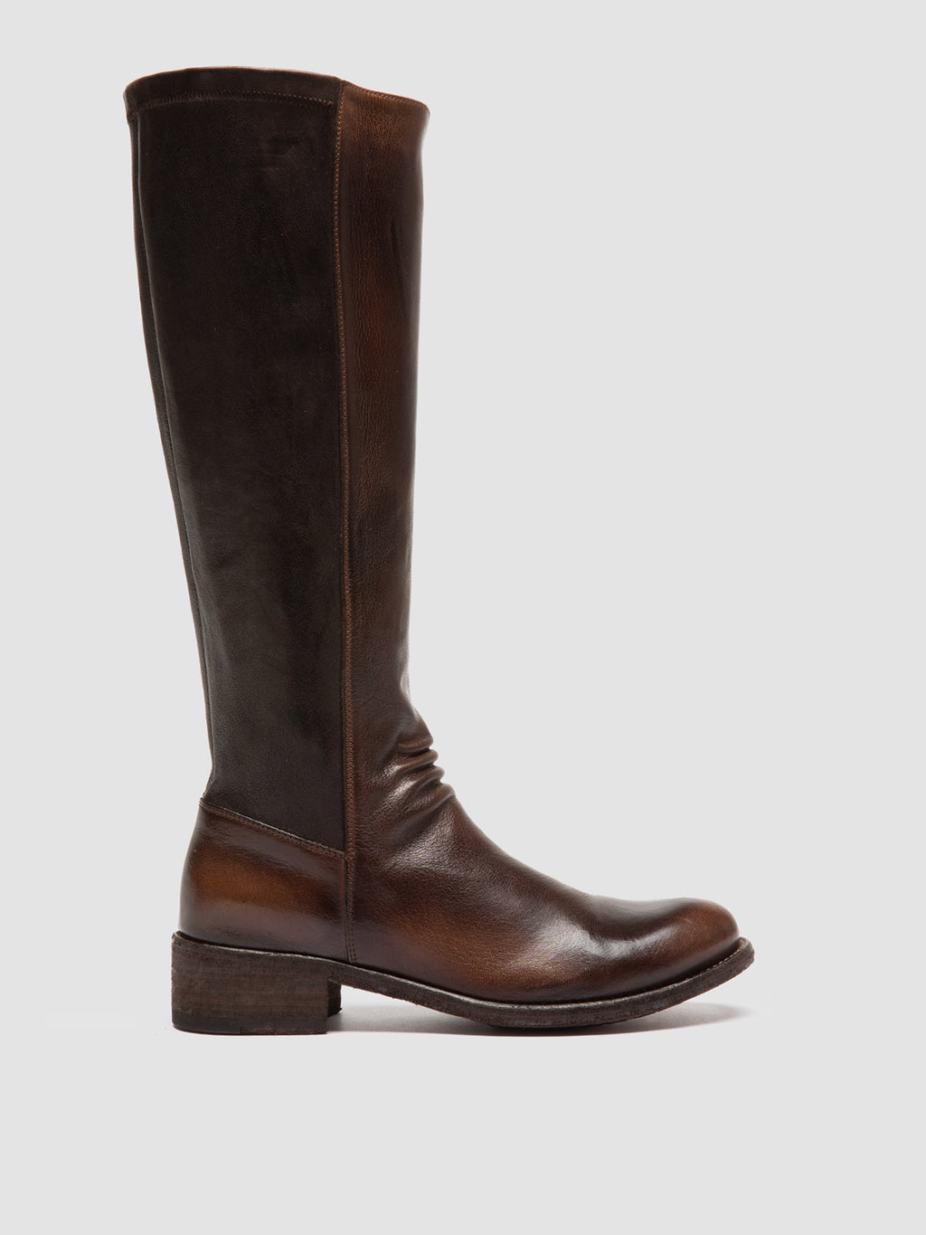 LISON 035 - Brown Stretch Leather Boots Officine Creative - 1