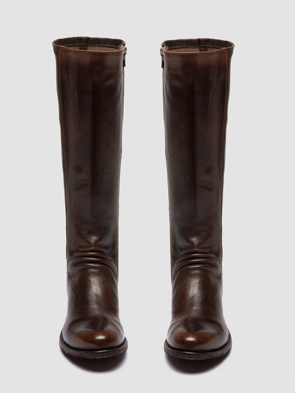 LISON 035 - Brown Stretch Leather Boots Officine Creative - 2