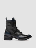 LISON 036 - Black Leather Zipped Boots Officine Creative - 1