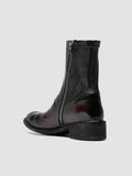 LISON 041 - Burgundy Leather Ankle Boots Officine Creative - 4