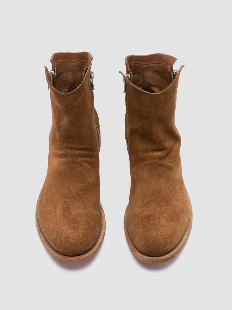 LISON 051 - Brown Suede Ankle Boots