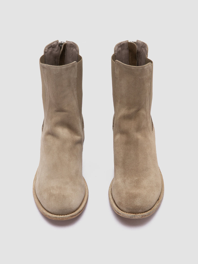LISON 053 - Taupe Suede Boots