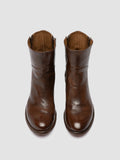 LISON 066 - Brown Leather Zipped Boots Officine Creative - 2