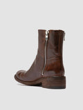 LISON 066 - Brown Leather Zipped Boots Officine Creative - 4