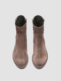 LISON 066 - Taupe Suede Zipped Boots - thumb image 2,side view