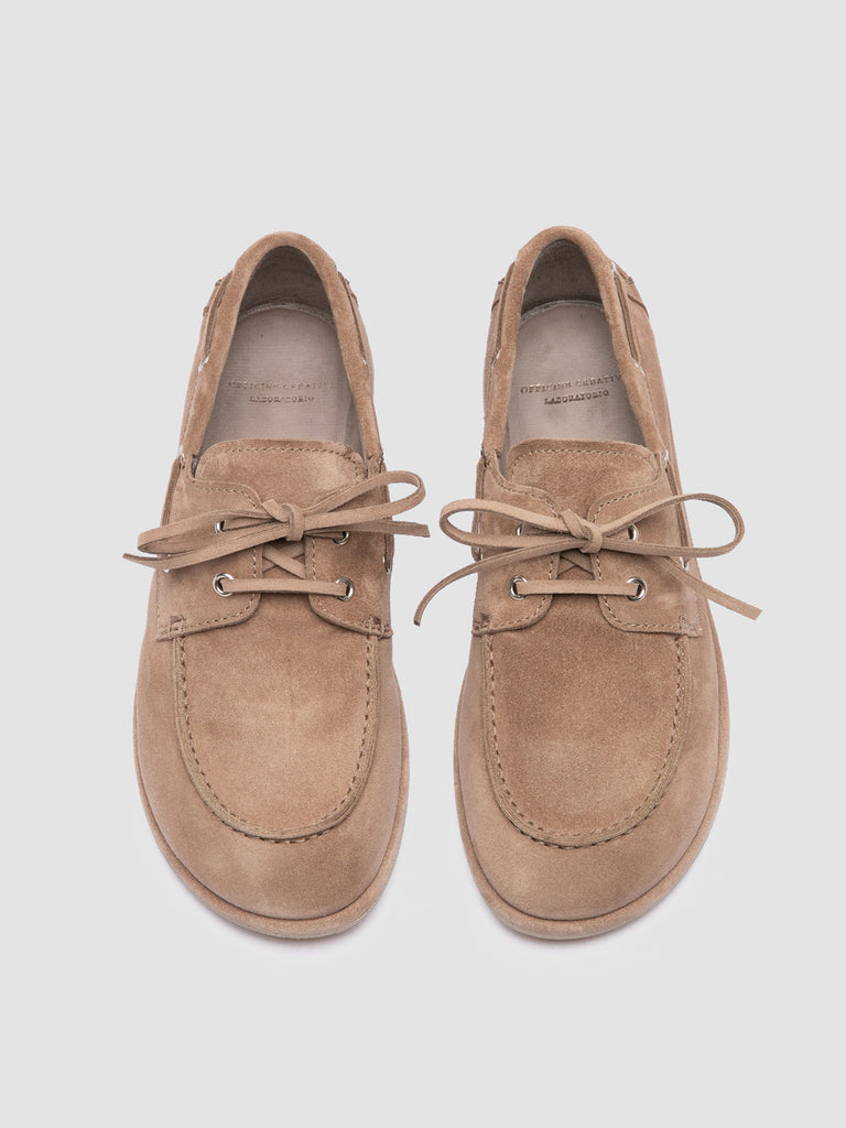 LOVE 101 - Taupe Suede Boat Shoes