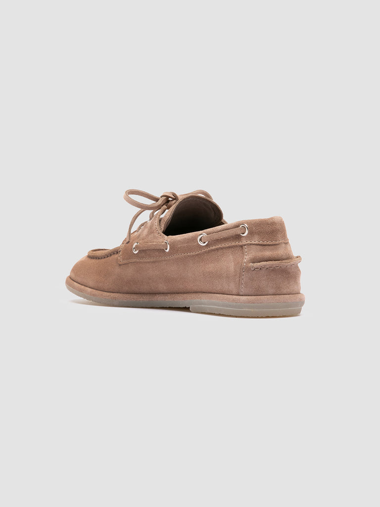 LOVE 101 - Taupe Suede Boat Shoes