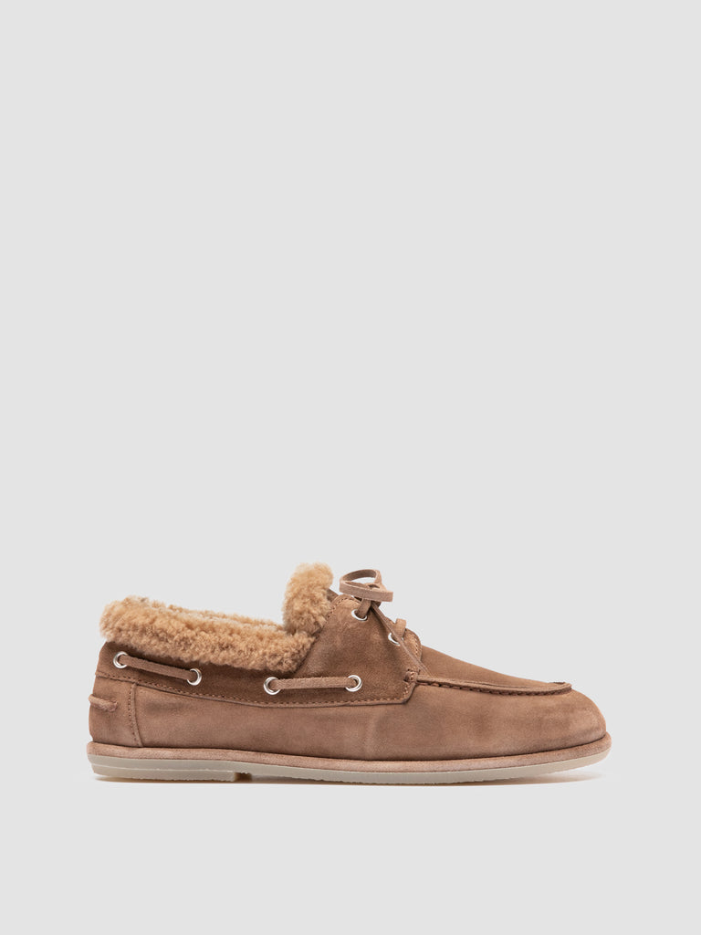 LOVE 103 - Brown Suede Boat Shoes